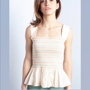 Rachel Antonoff Smocked top